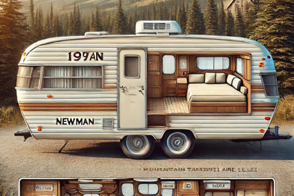 91 Newman Mountain Aire Travel Trailer Ground Plan