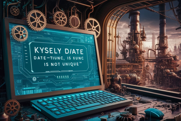 Kysely date_trunc is Not Unique