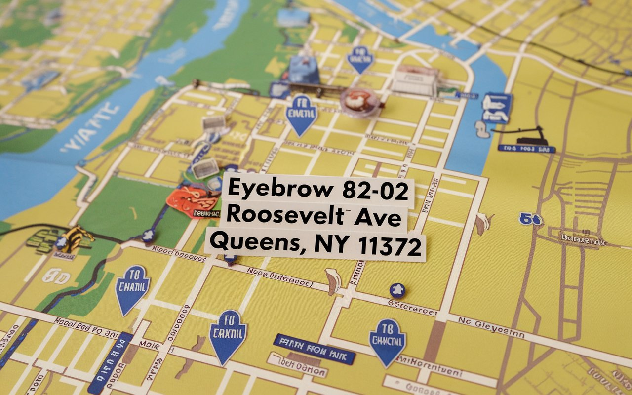 Eyebrow 82-02 Roosevelt Ave Queens NY 11372 Map