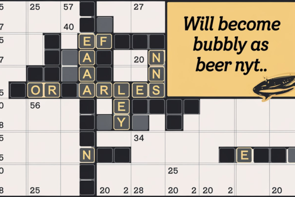 Becomes Bubbly as Beer NYT