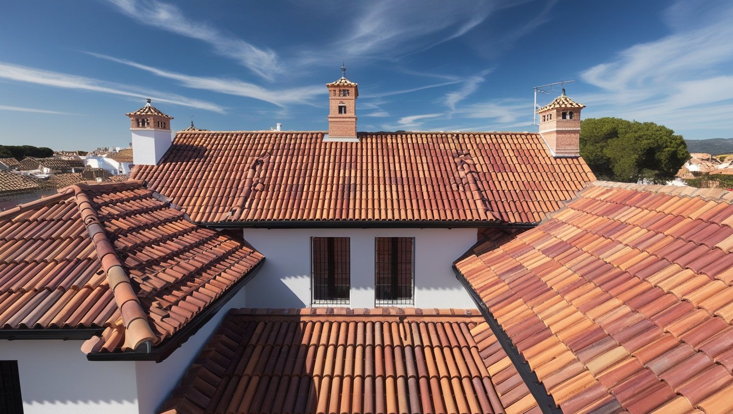 Spanish roof tile style coloras clavas parsitie