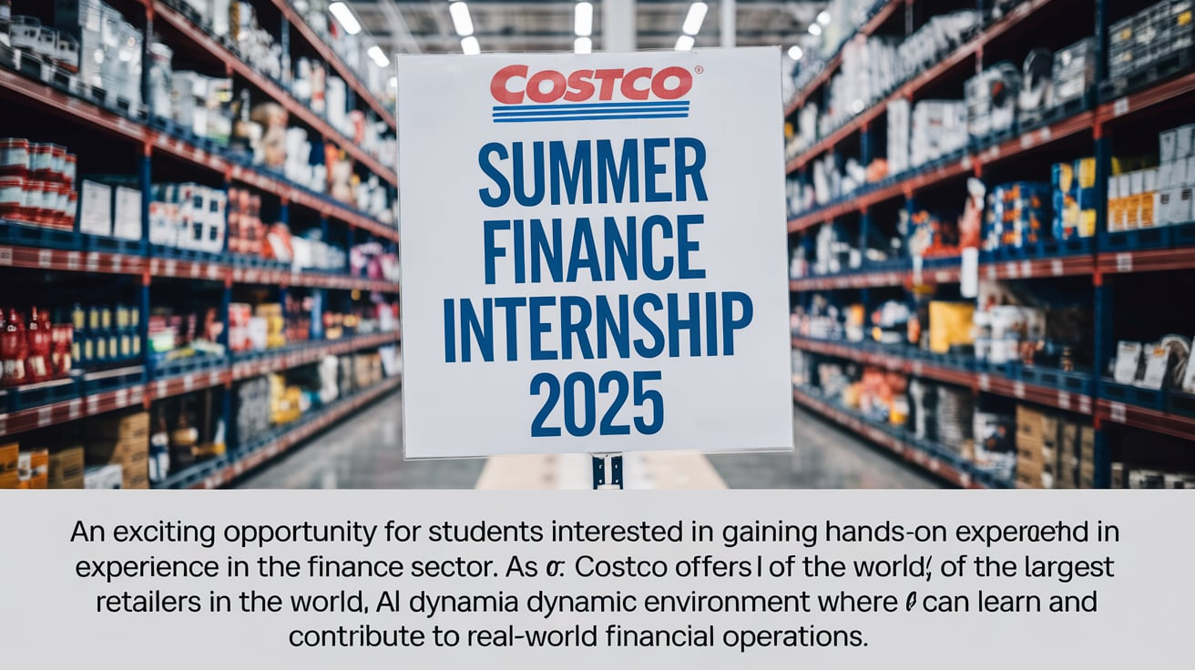 Costco Summer Finance Internship 2025