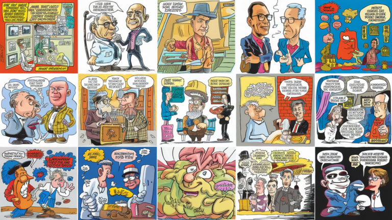 Skrawer Wayne Cartoon Book